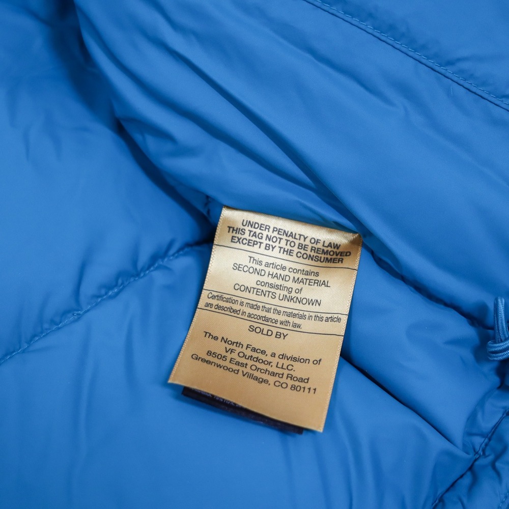 The North Face Sherpa Nuptse Jacket Womens Medium Teal Blue Down Puffer NF0A7WSK - Picture 13 of 16